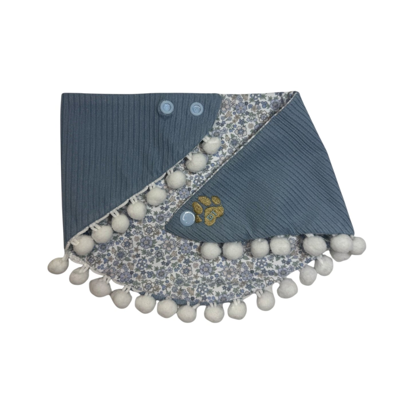 Blue Garden Dog Bandana